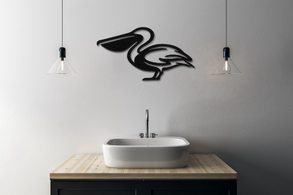 Pelican Metal Wall Art