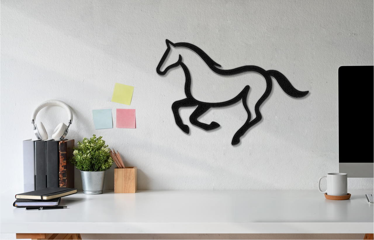 Horse Metal Wall Art