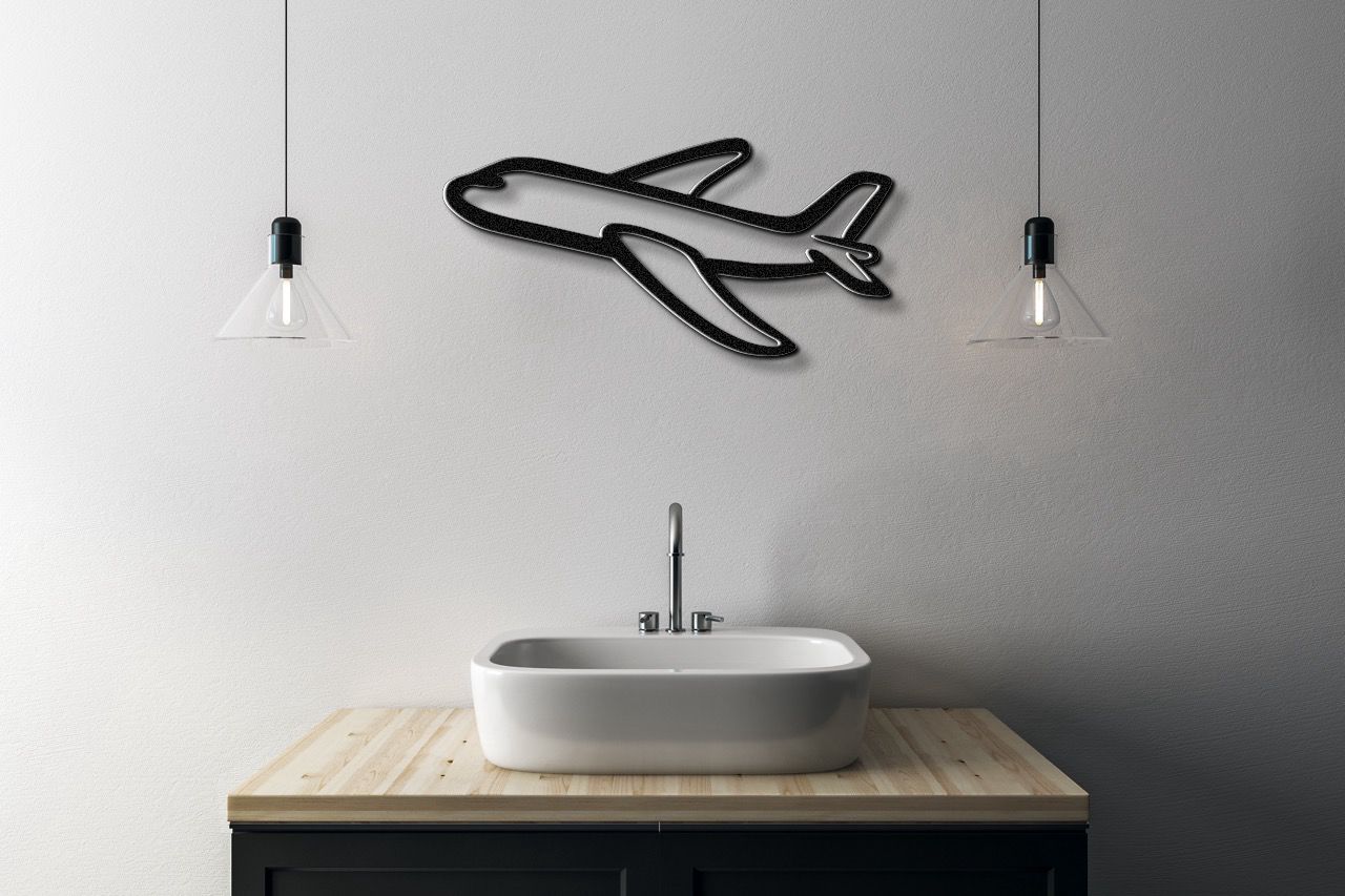 Airplane Metal Wall Art