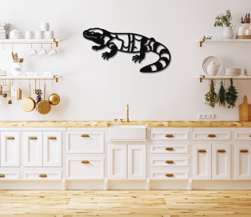 Gila Monster Metal Wall Art