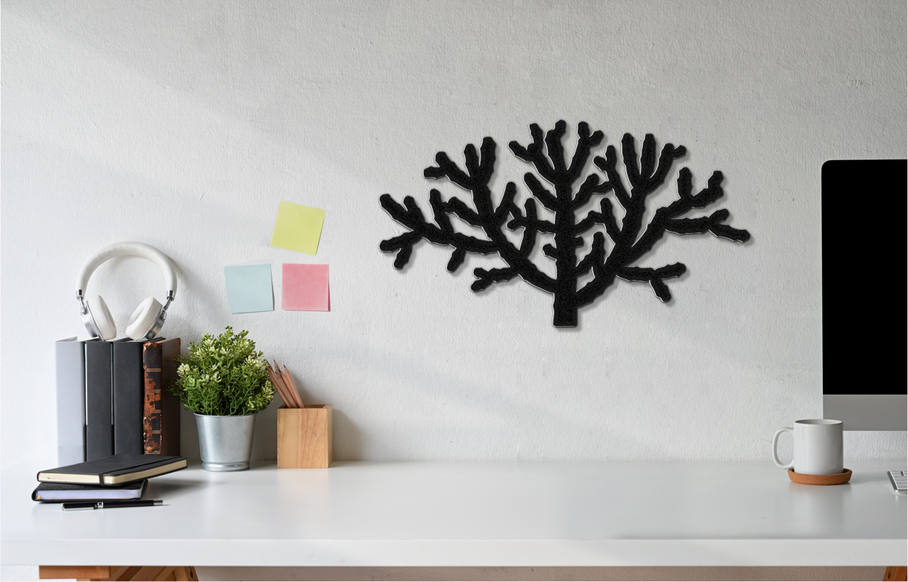 Cholla Cactus Metal Wall Art