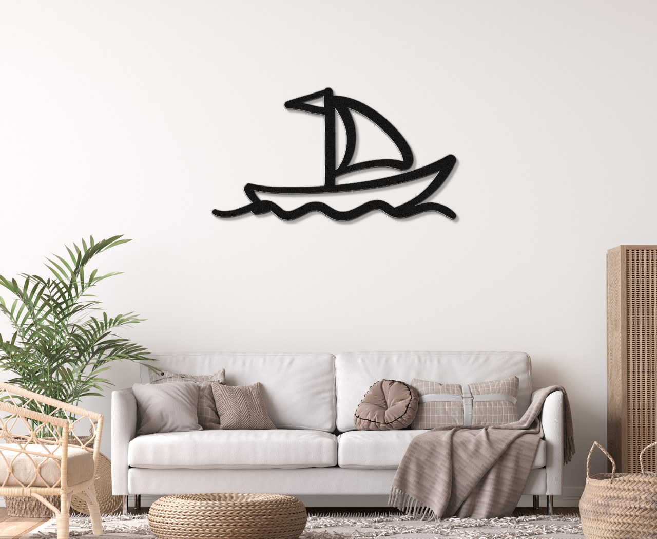 Sailboat Metal Wall Art