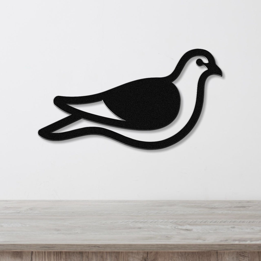 Pigeon Metal Wall Art