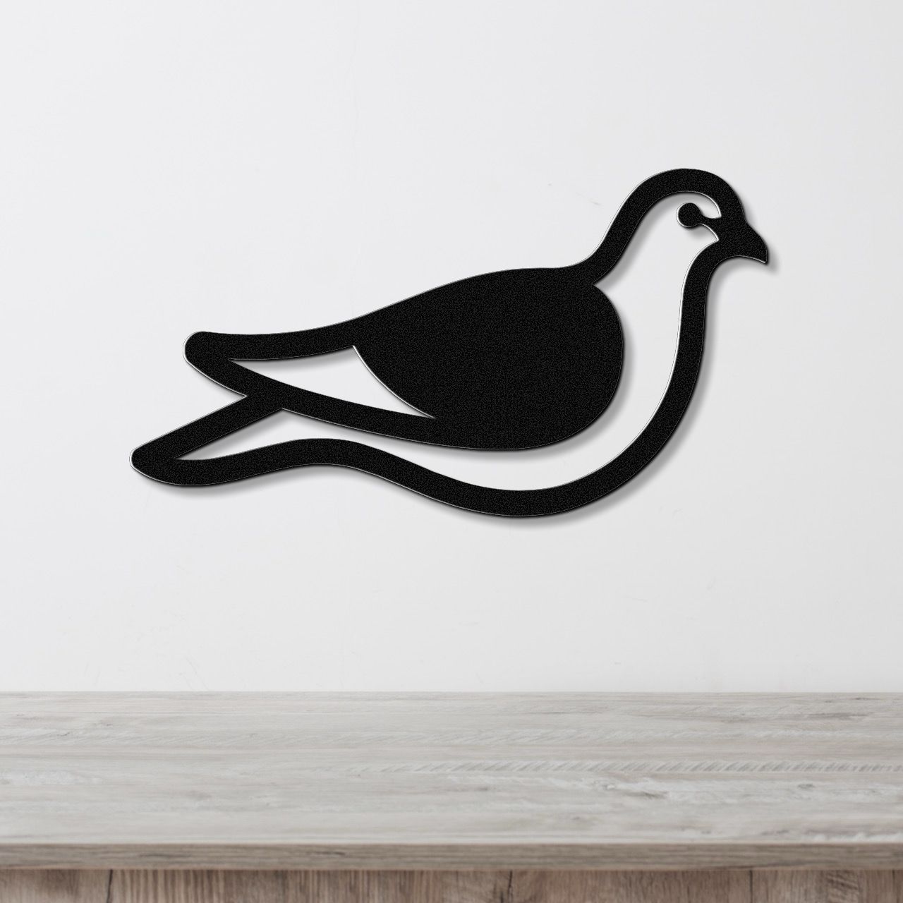 Pigeon Metal Wall Art