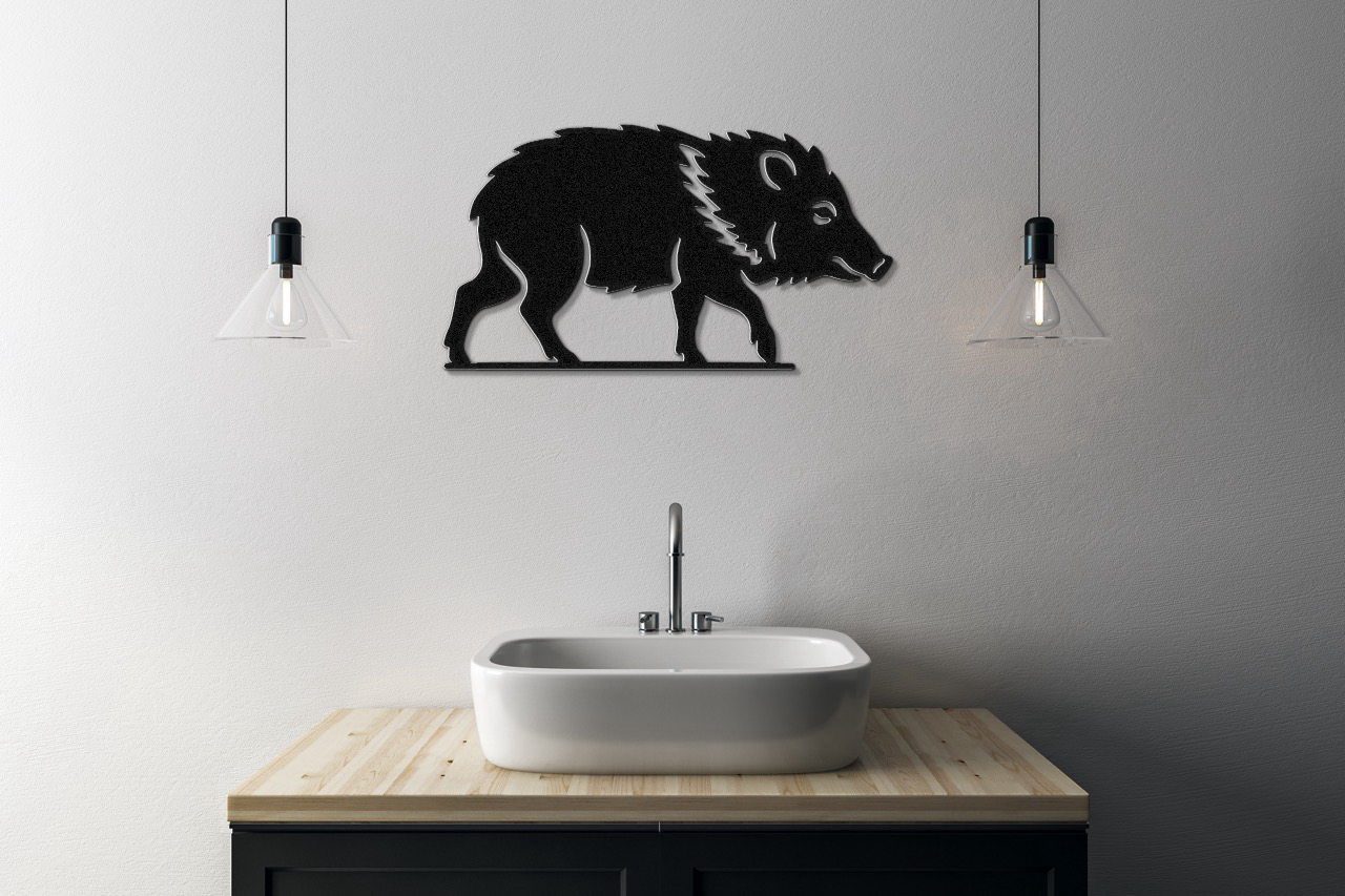 Javelina Metal Wall Art
