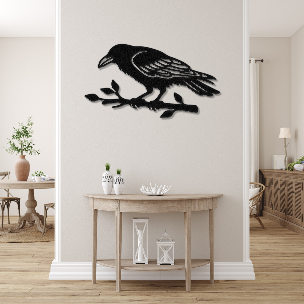Raven Metal Wall Art