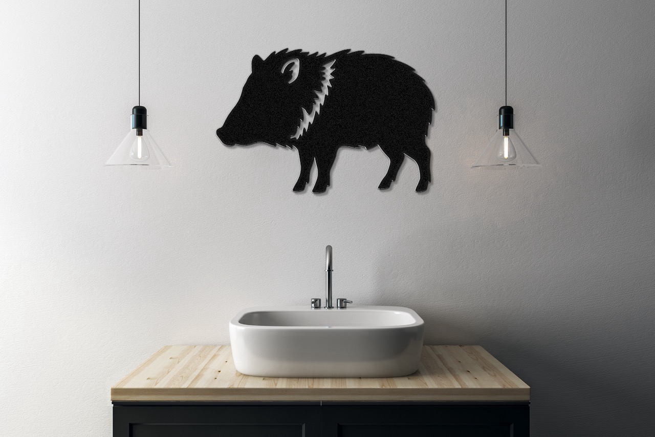 Javelina Metal Wall Art