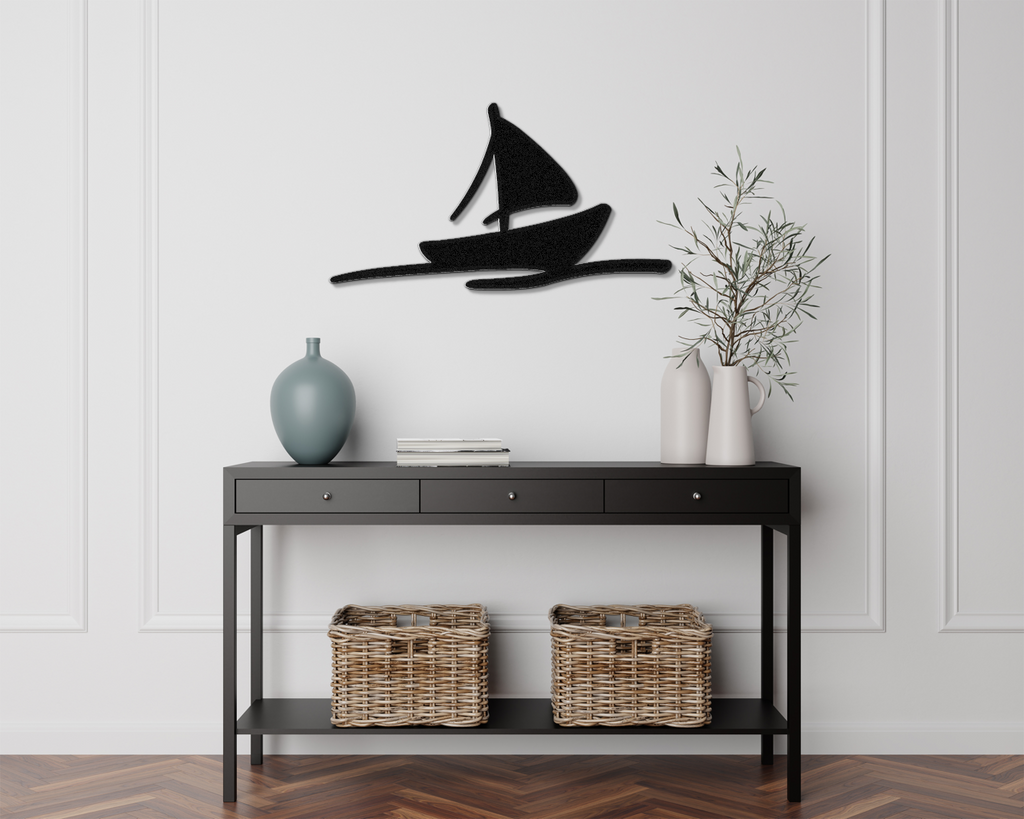 Sailboat Metal Wall Art