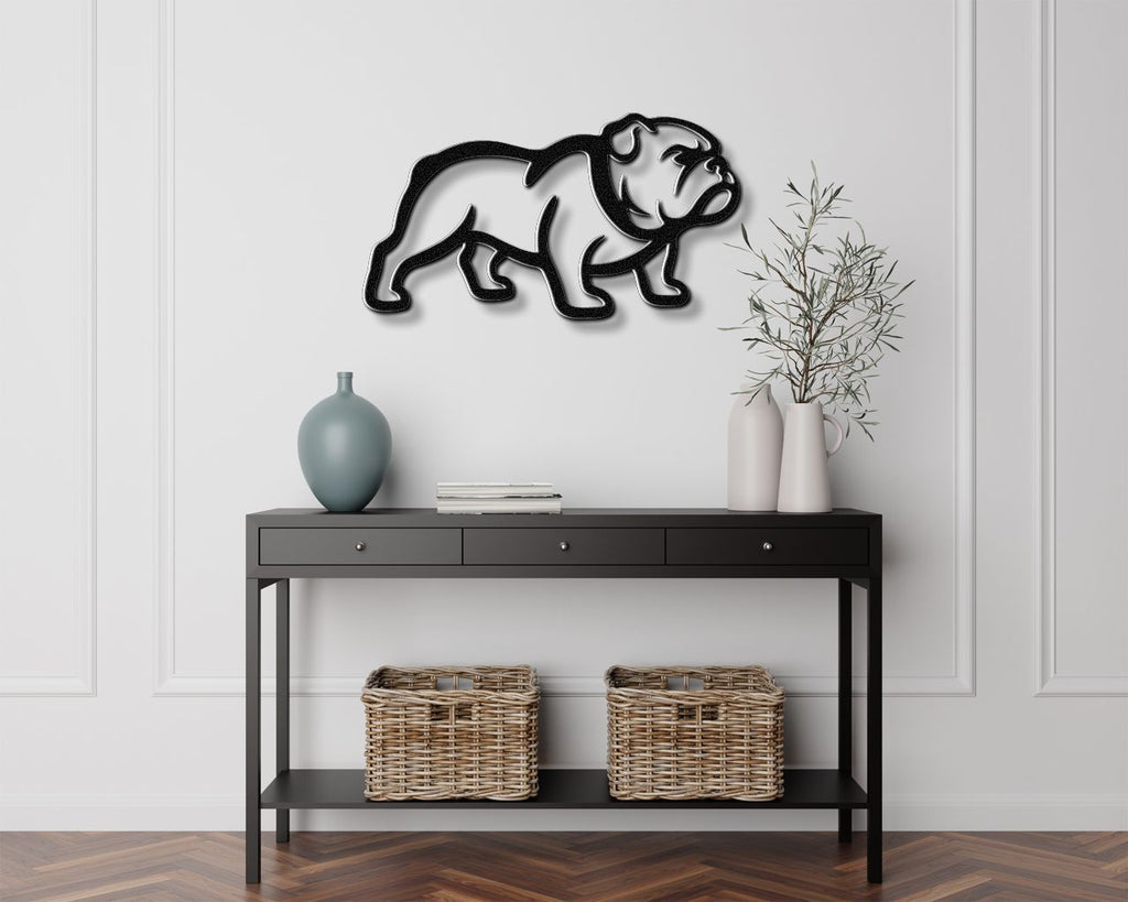 Bulldog Metal Wall Art