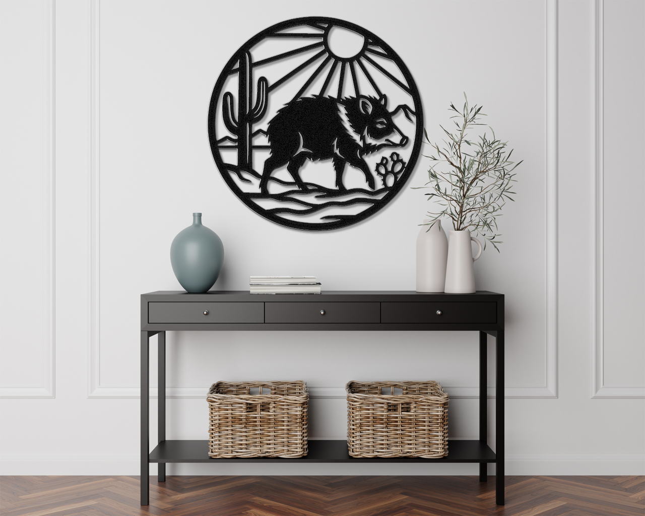 Javelina Metal Wall Art