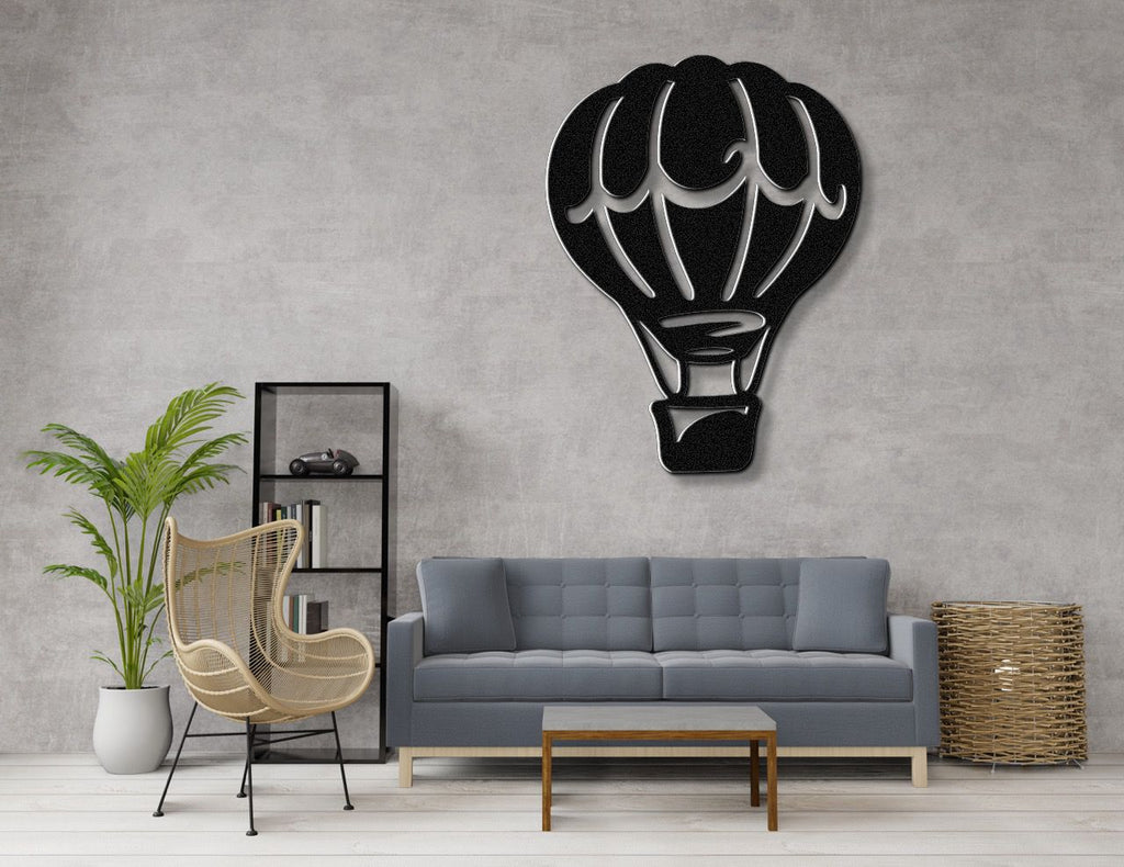 Hot Air Balloon Metal Wall Art
