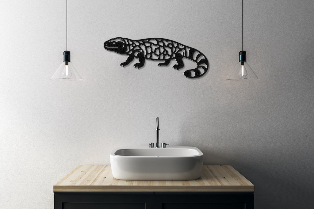 Gila Monster Metal Wall Art