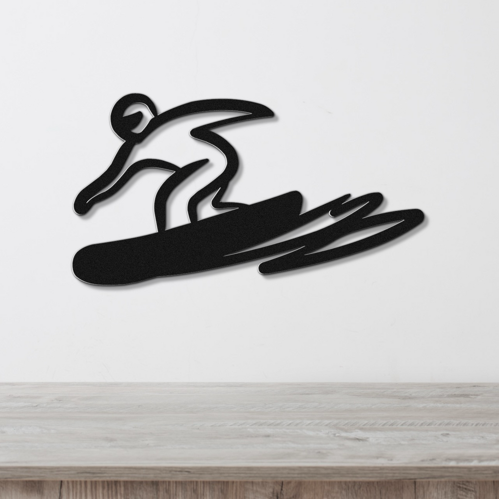 Snowboarding Metal Wall Art