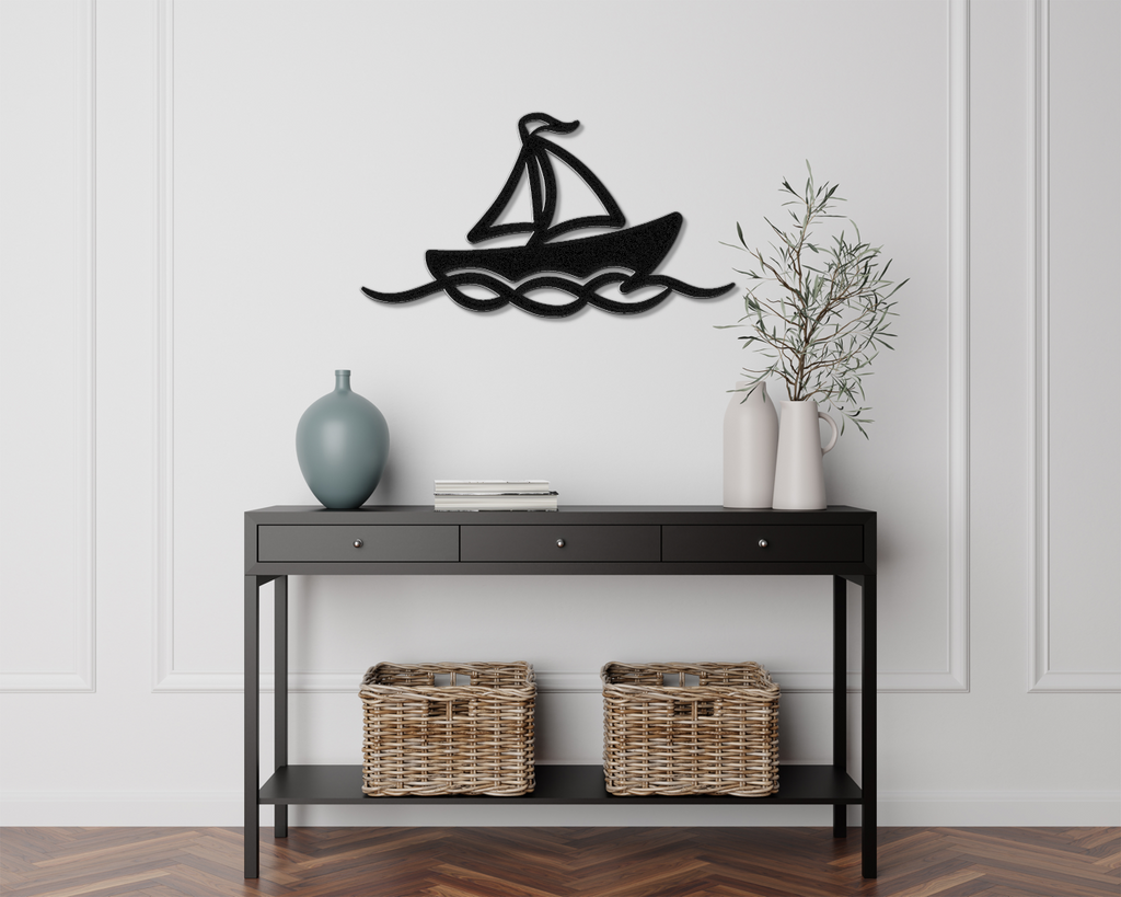 Sailboat Metal Wall Art