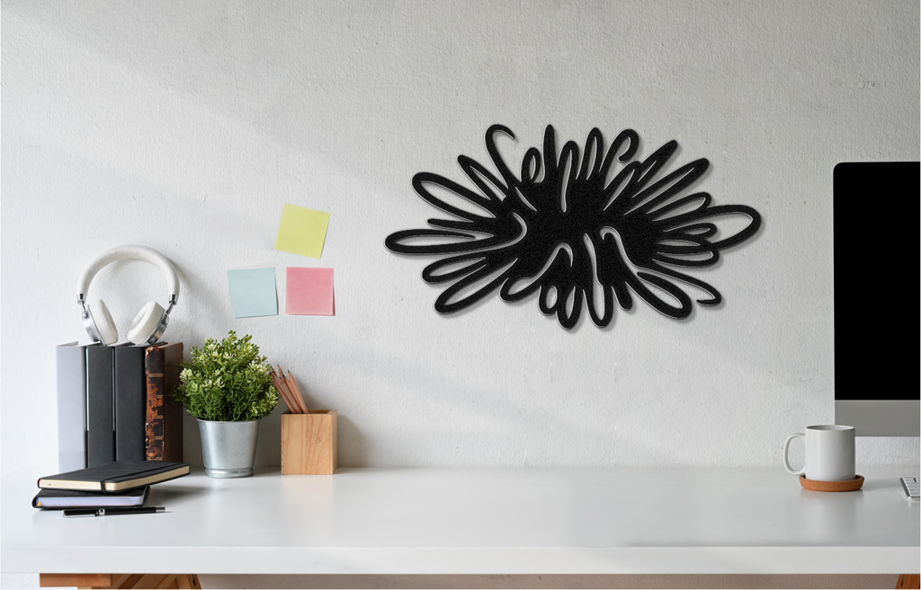Sea Urchin Metal Wall Art