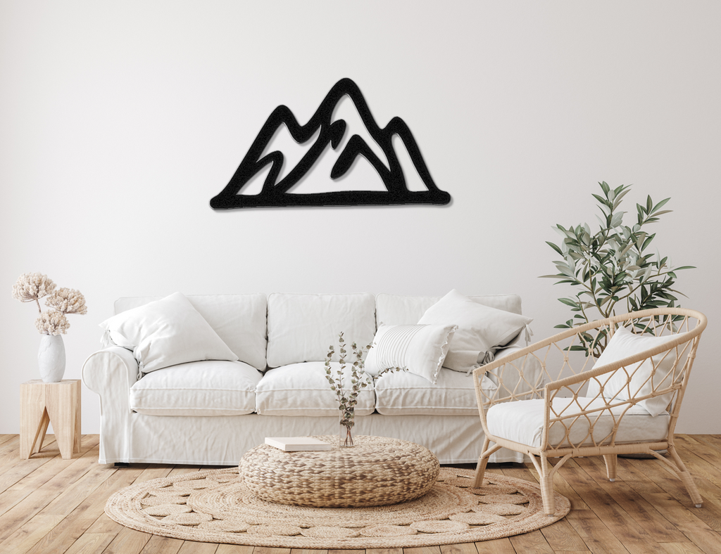 Mountains Metal Wall Art