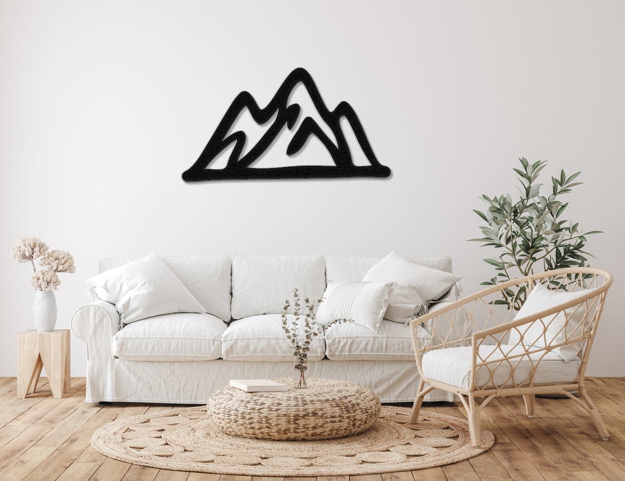 Mountains Metal Wall Art