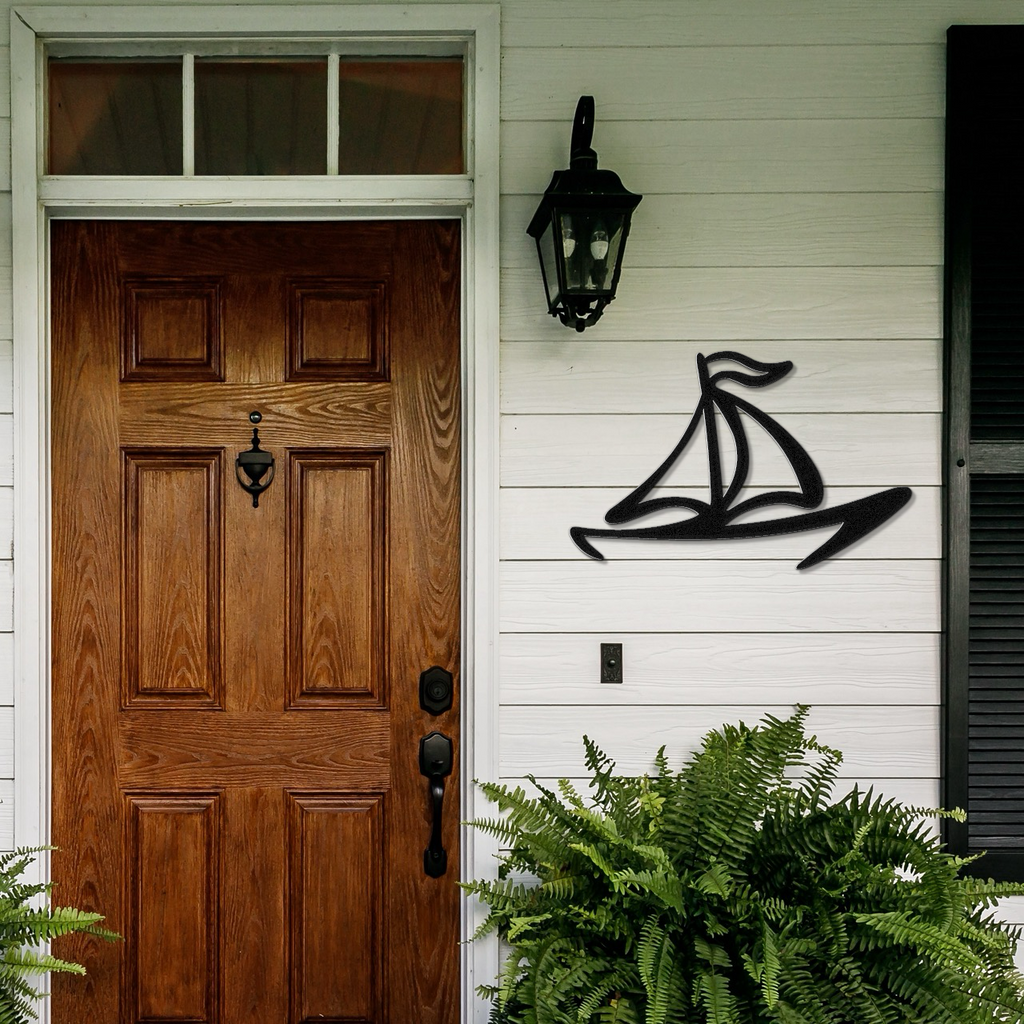 Sailboat Metal Wall Art