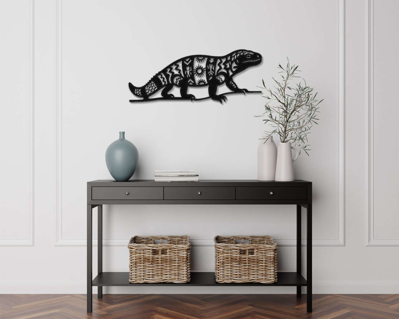 Gila Monster Metal Wall Art