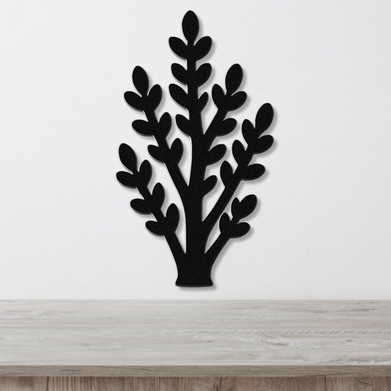 Jade Plant Metal Wall Art