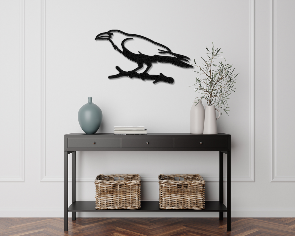 Raven Metal Wall Art