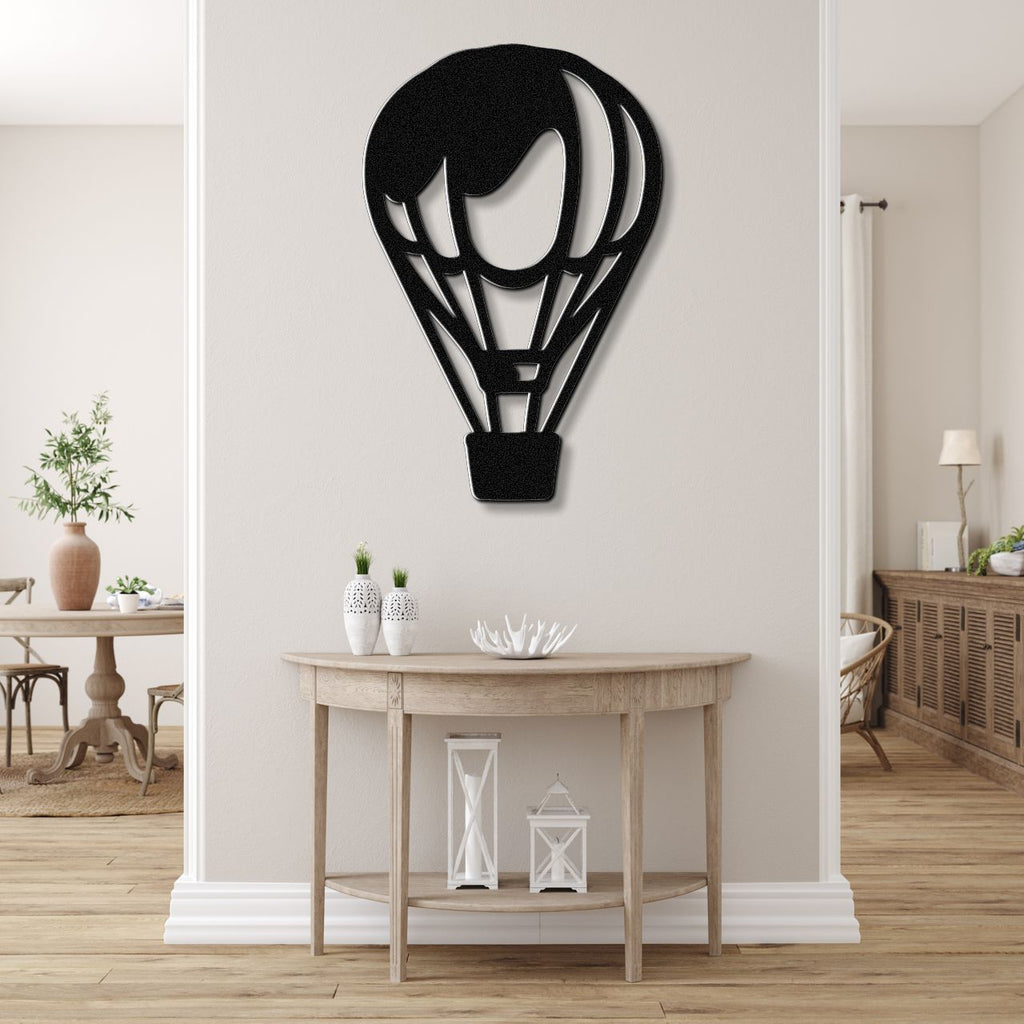 Hot Air Balloon Metal Wall Art