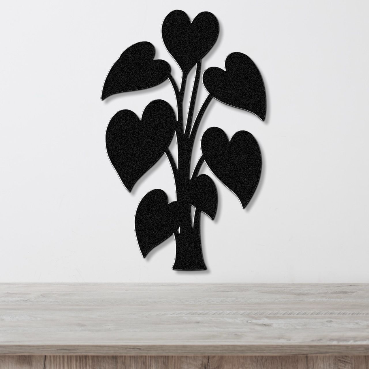 Philodendron Metal Wall Art