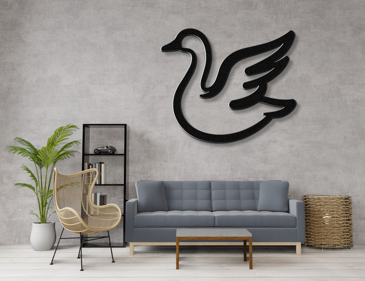 Goose Metal Wall Art