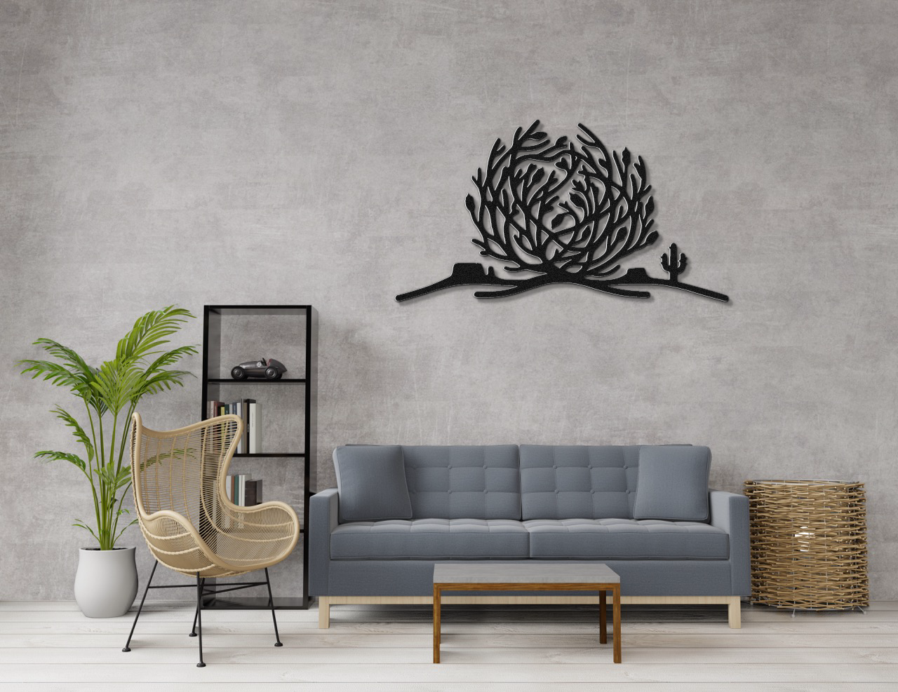 Tumbleweed Metal Wall Art
