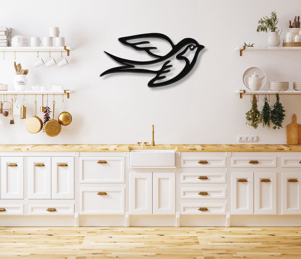 Swallow Bird Metal Wall Art