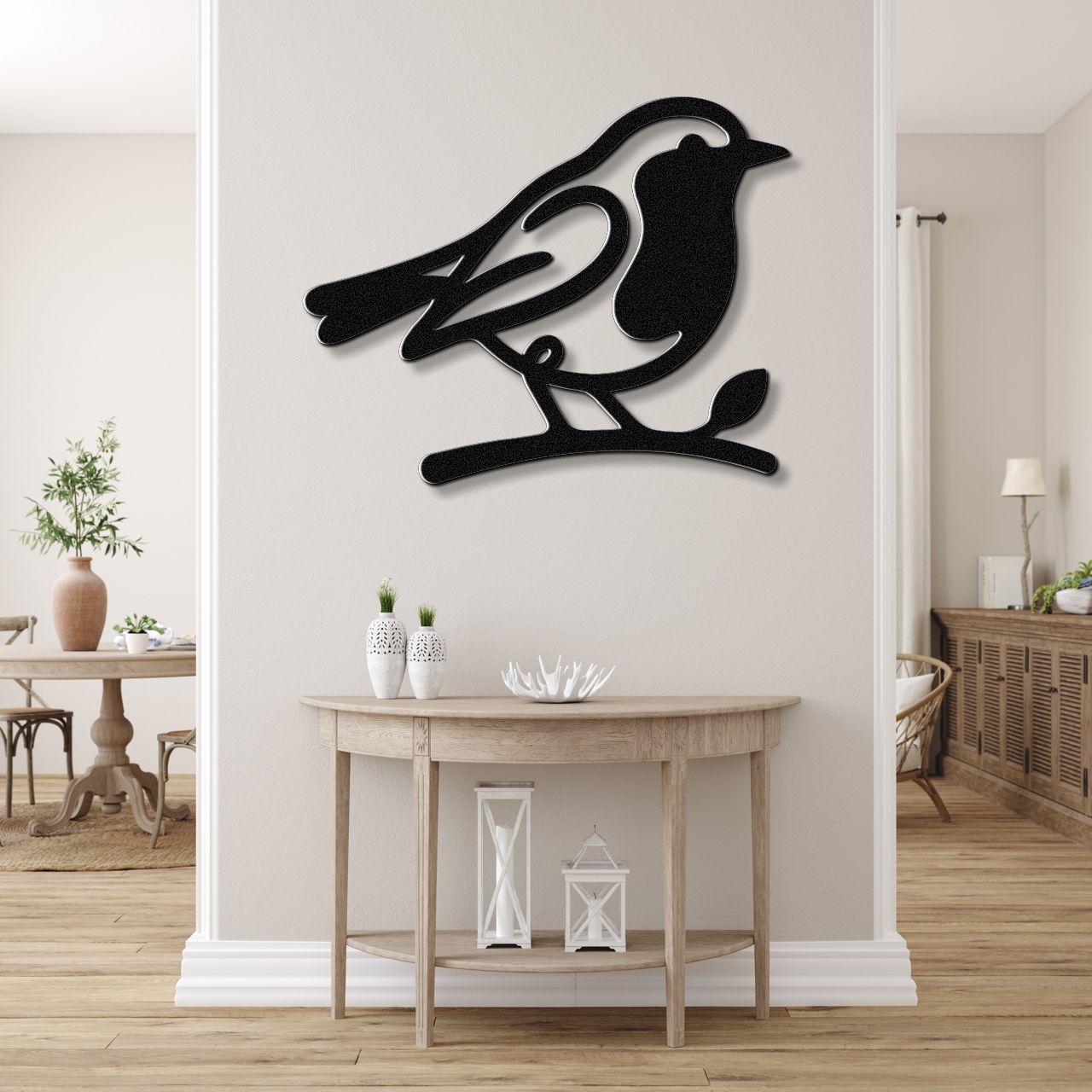 Robin Metal Wall Art