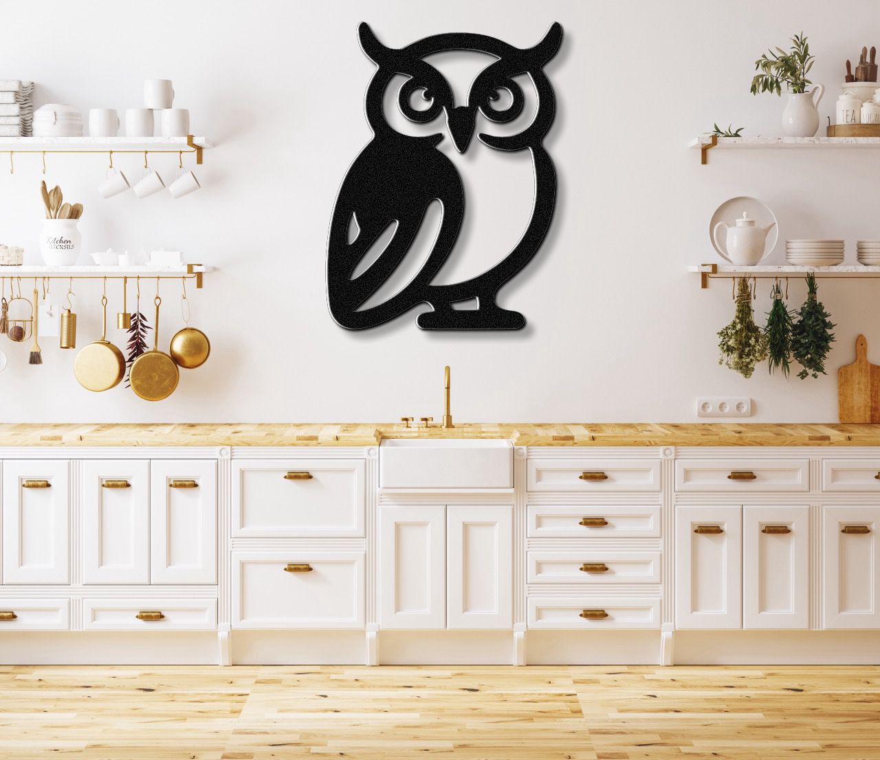 Owl Metal Wall Art