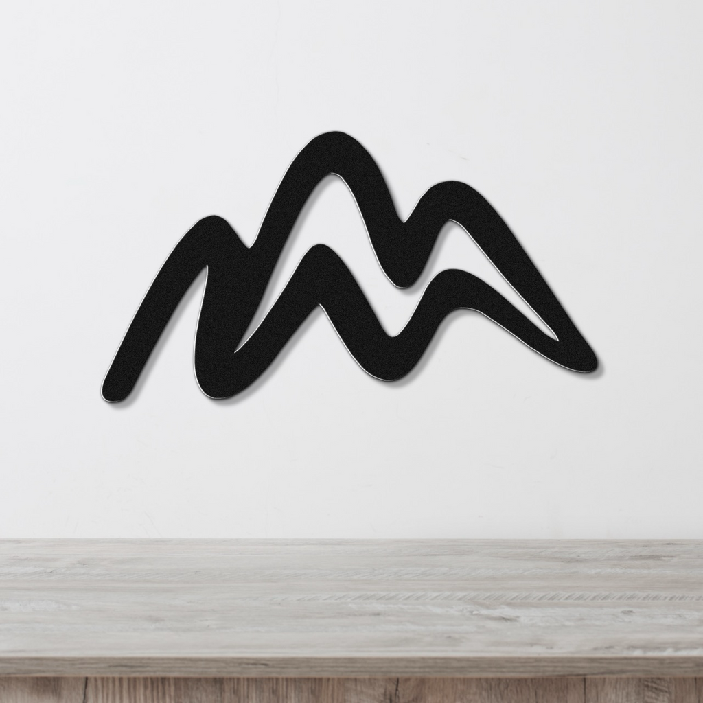 Mountains Metal Wall Art
