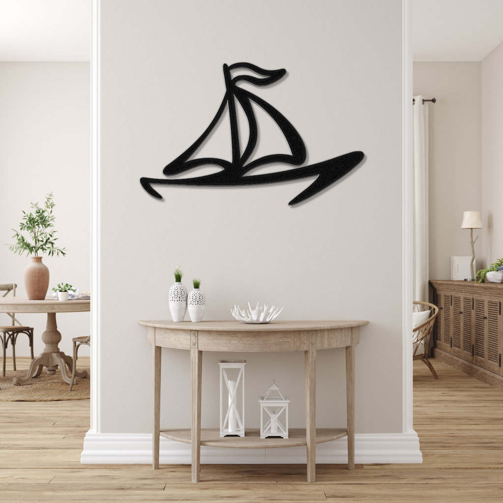 Sailboat Metal Wall Art