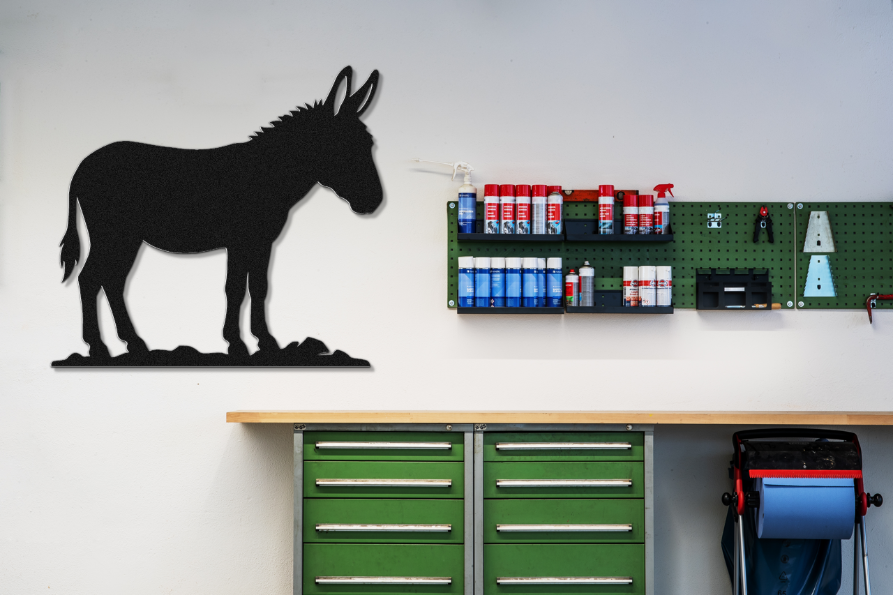 Burro Metal Wall Art