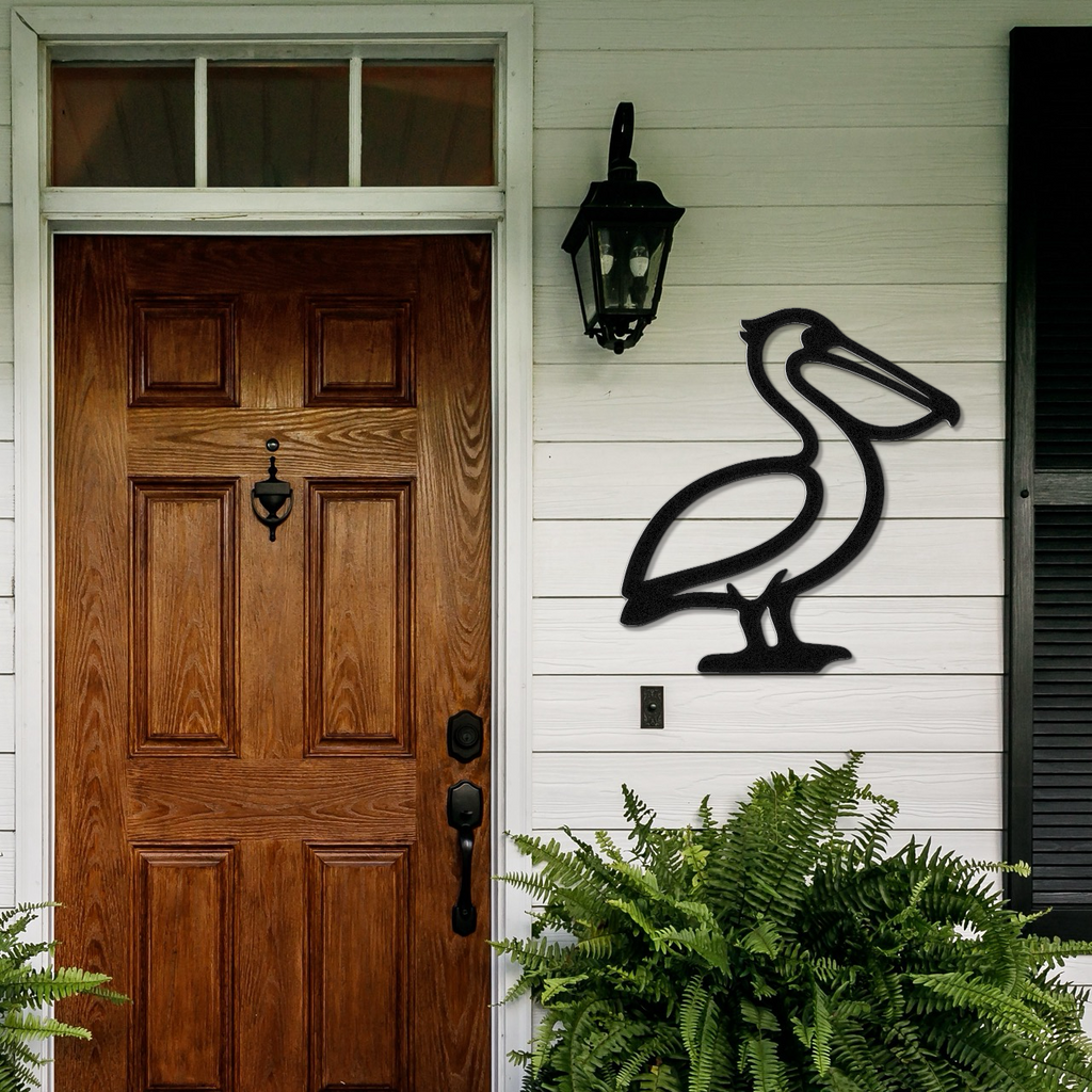 Pelican Metal Wall Art