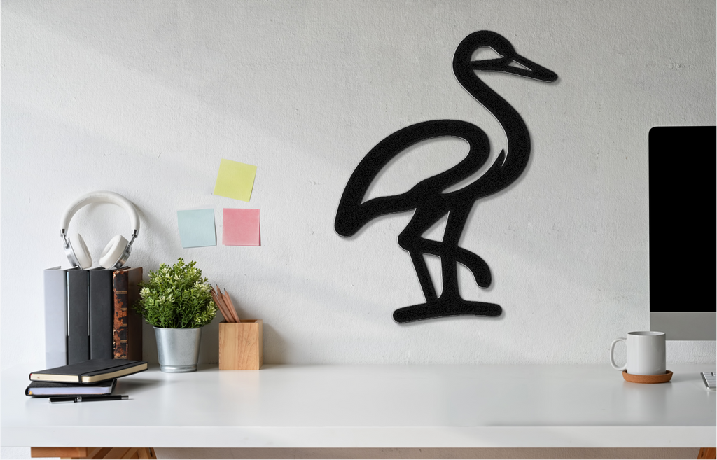 Crane Metal Wall Art