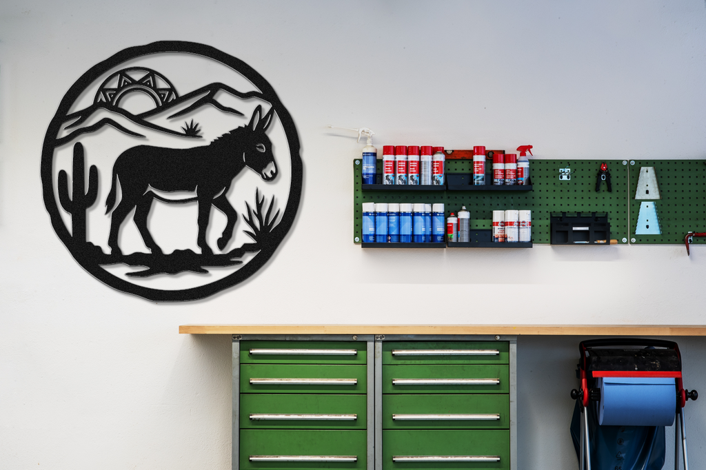 Burro Metal Wall Art