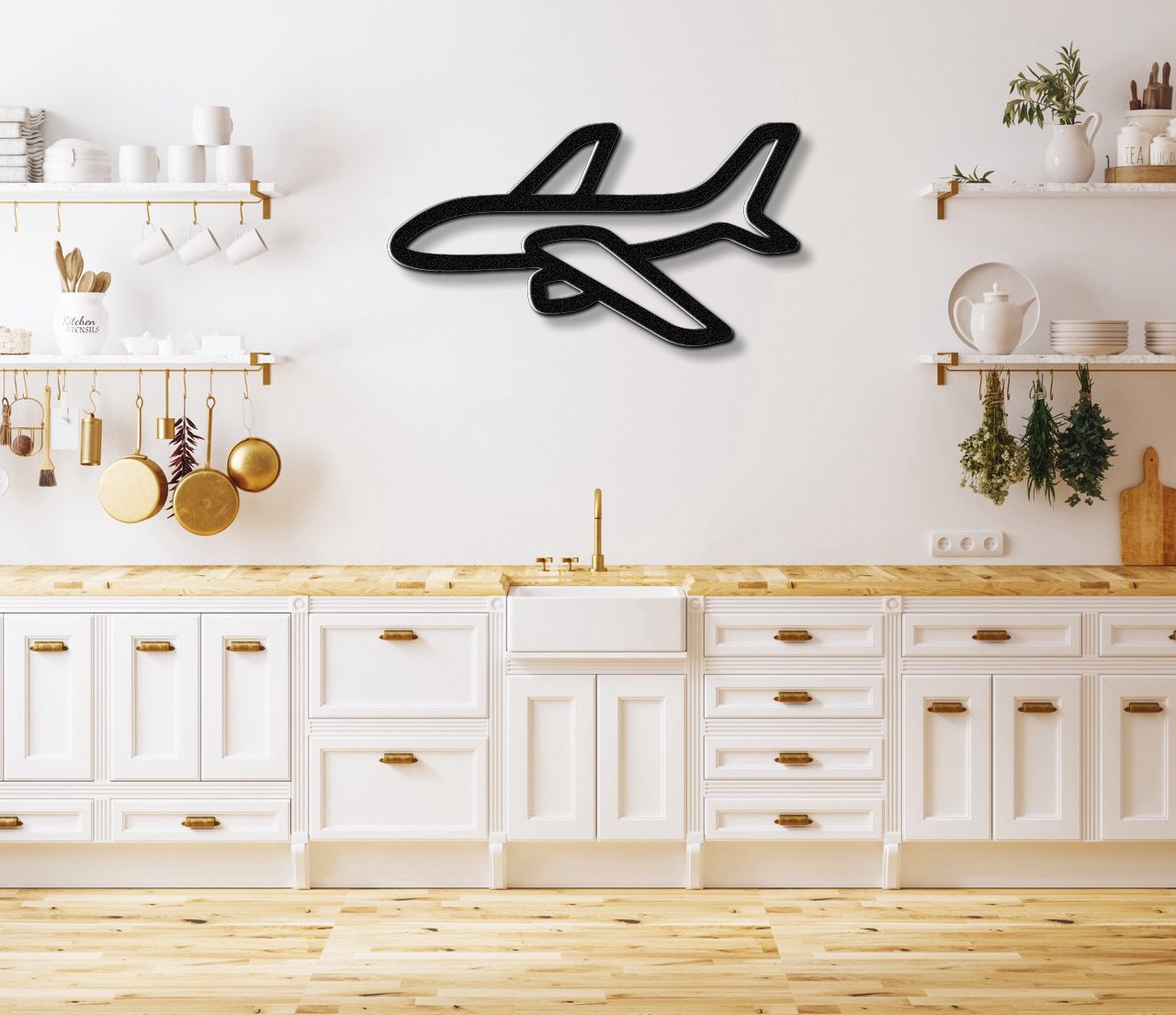 Airplane Metal Wall Art