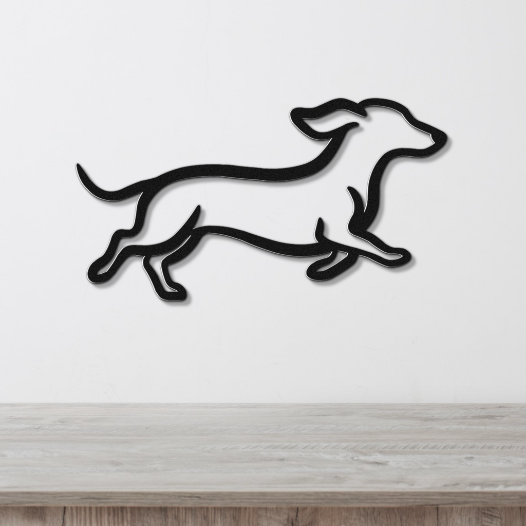 Dachshund Metal Wall Art