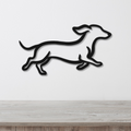 Dachshund Metal Wall Art