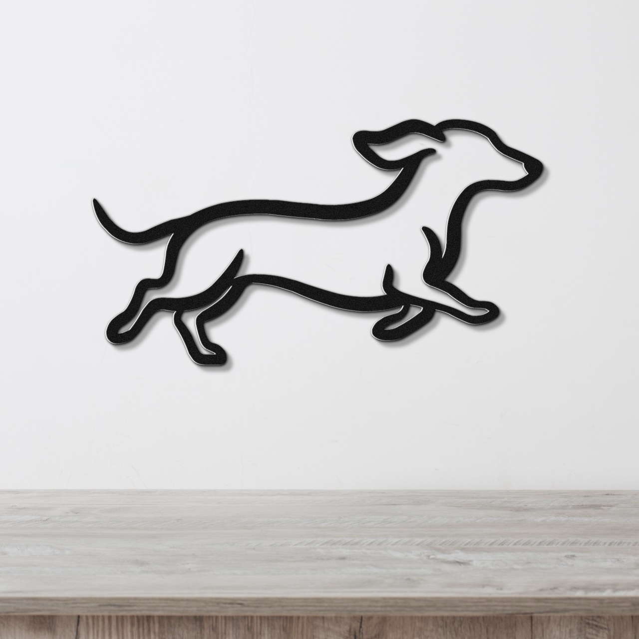 Dachshund Metal Wall Art