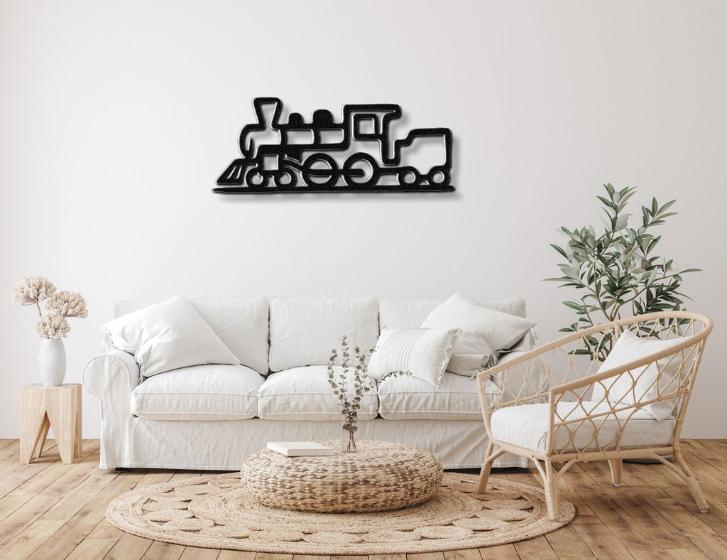 Train Metal Wall Art