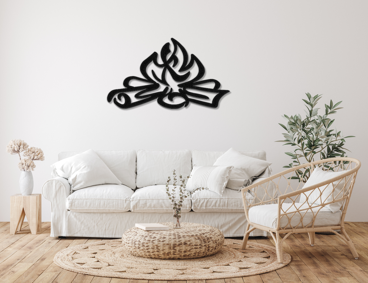 Campfire Metal Wall Art