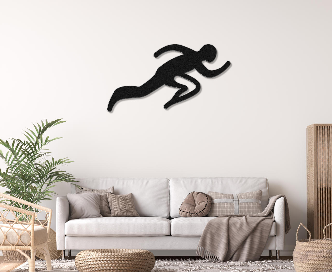 Runner Metal Wall Art