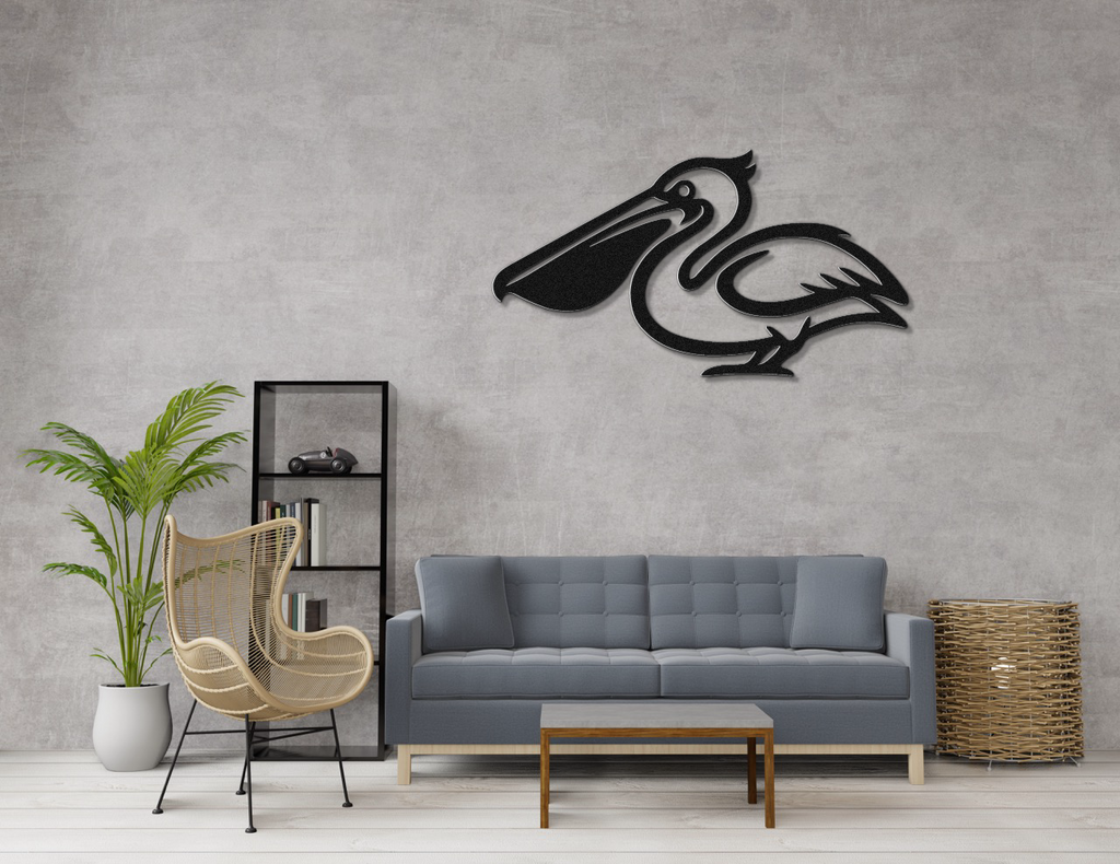 Pelican Metal Wall Art