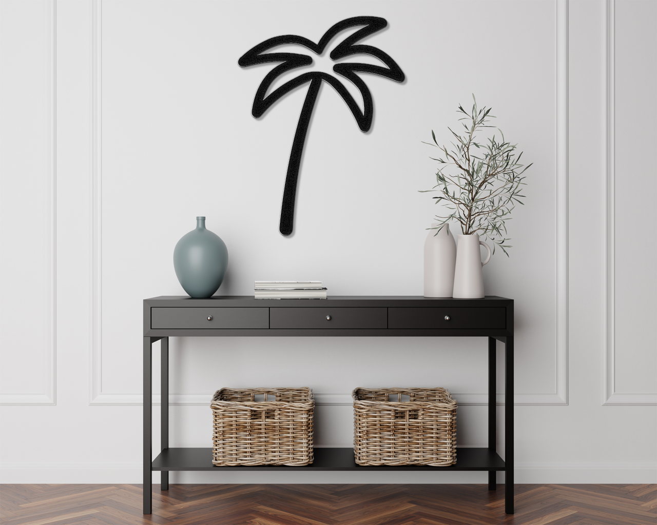 Palm Tree Metal Wall Art