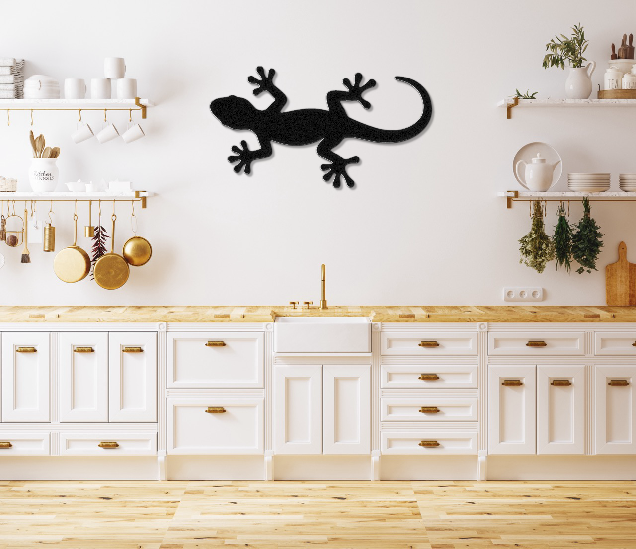 Lizard Metal Wall Art