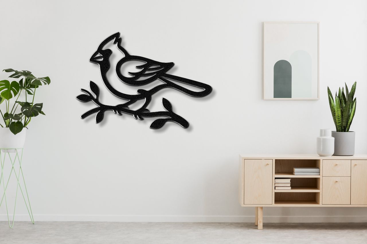 Cardinal Metal Wall Art