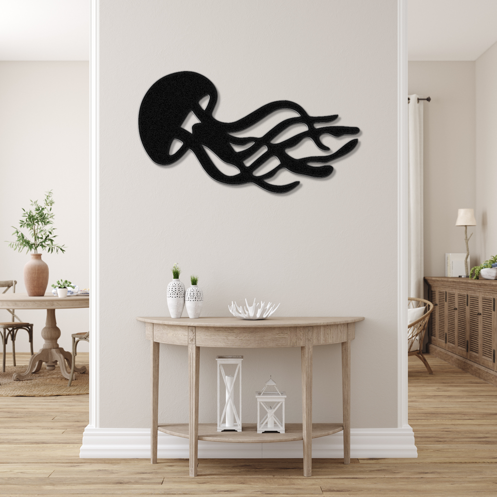 Jellyfish Metal Wall Art